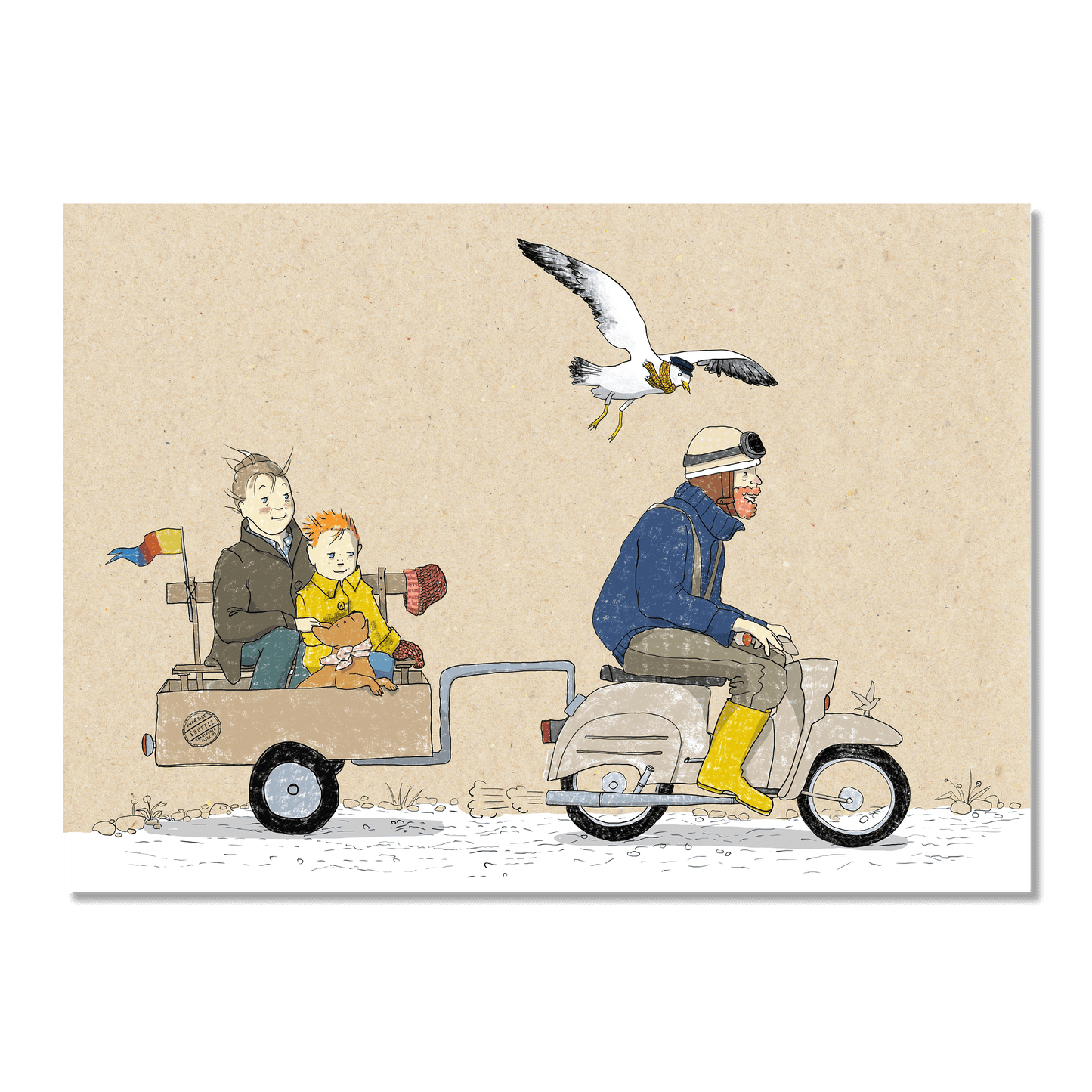 Willi und Wilma Poster - Schwalbe